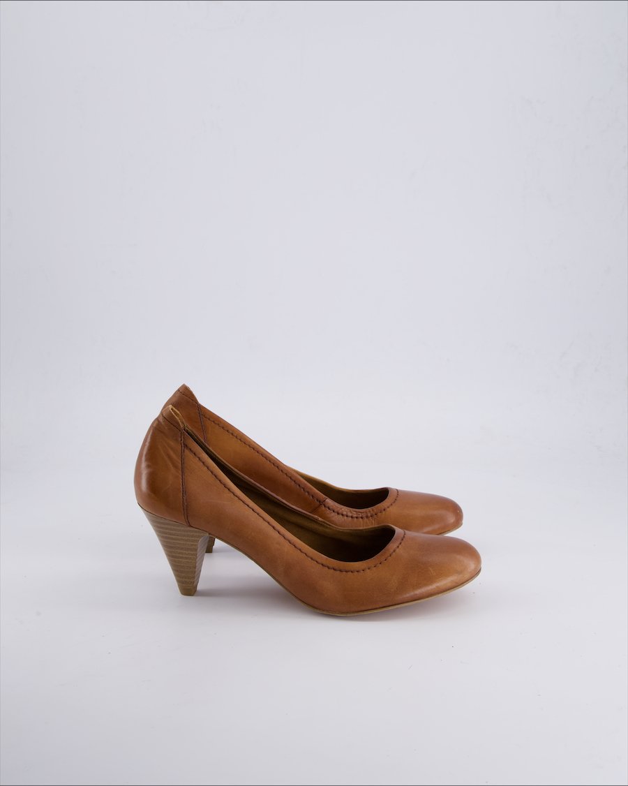S.Oliver Heels Leather Camel 39 EU