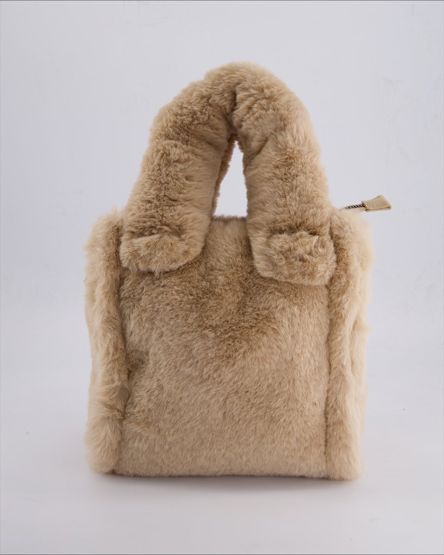 Rita Ora Bags Wool Beige