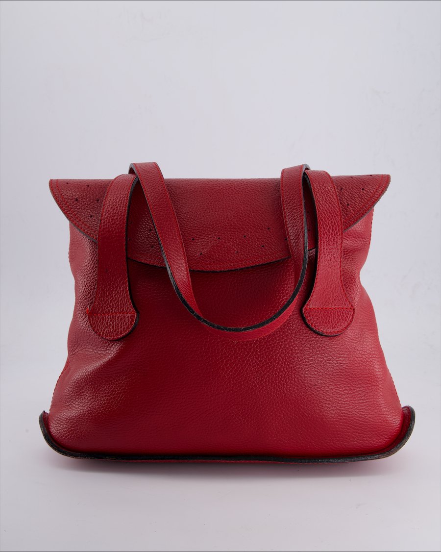 Delvaux Shoulder bags Leather Red