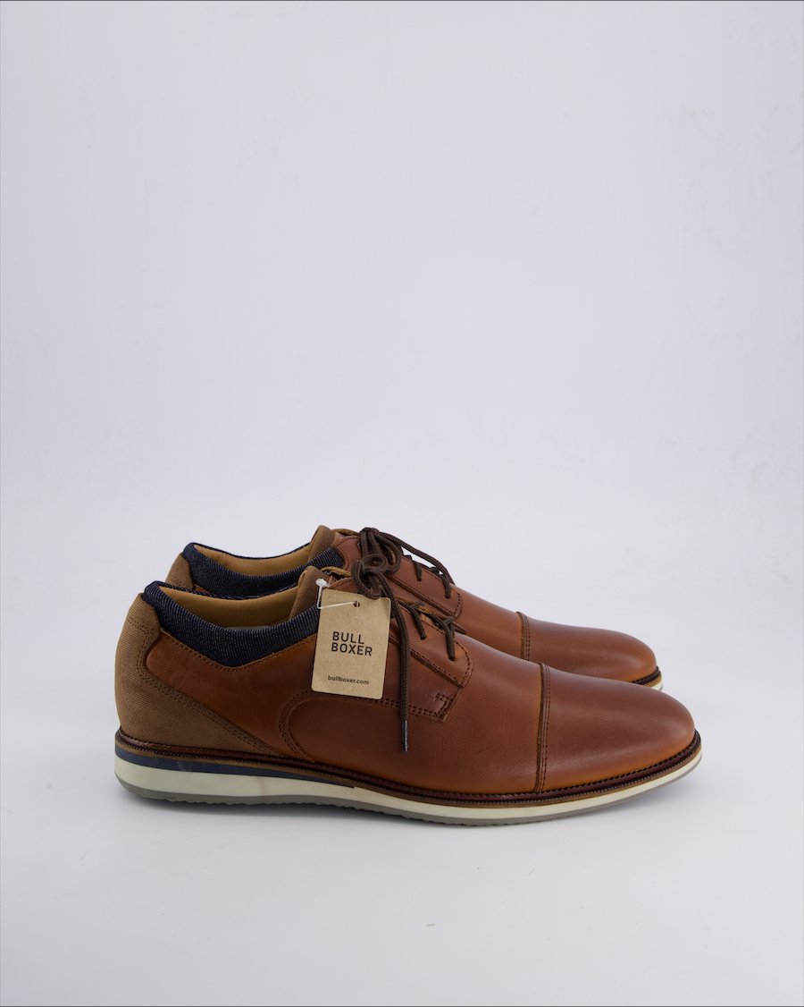 Bull Boxer Shoes Leather Brown 43 EU