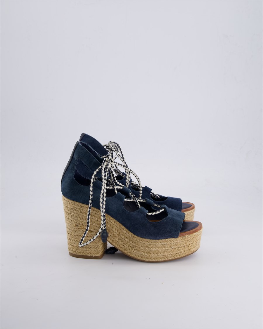 Tory Burch Sandals Suede Blue 36,5 EU