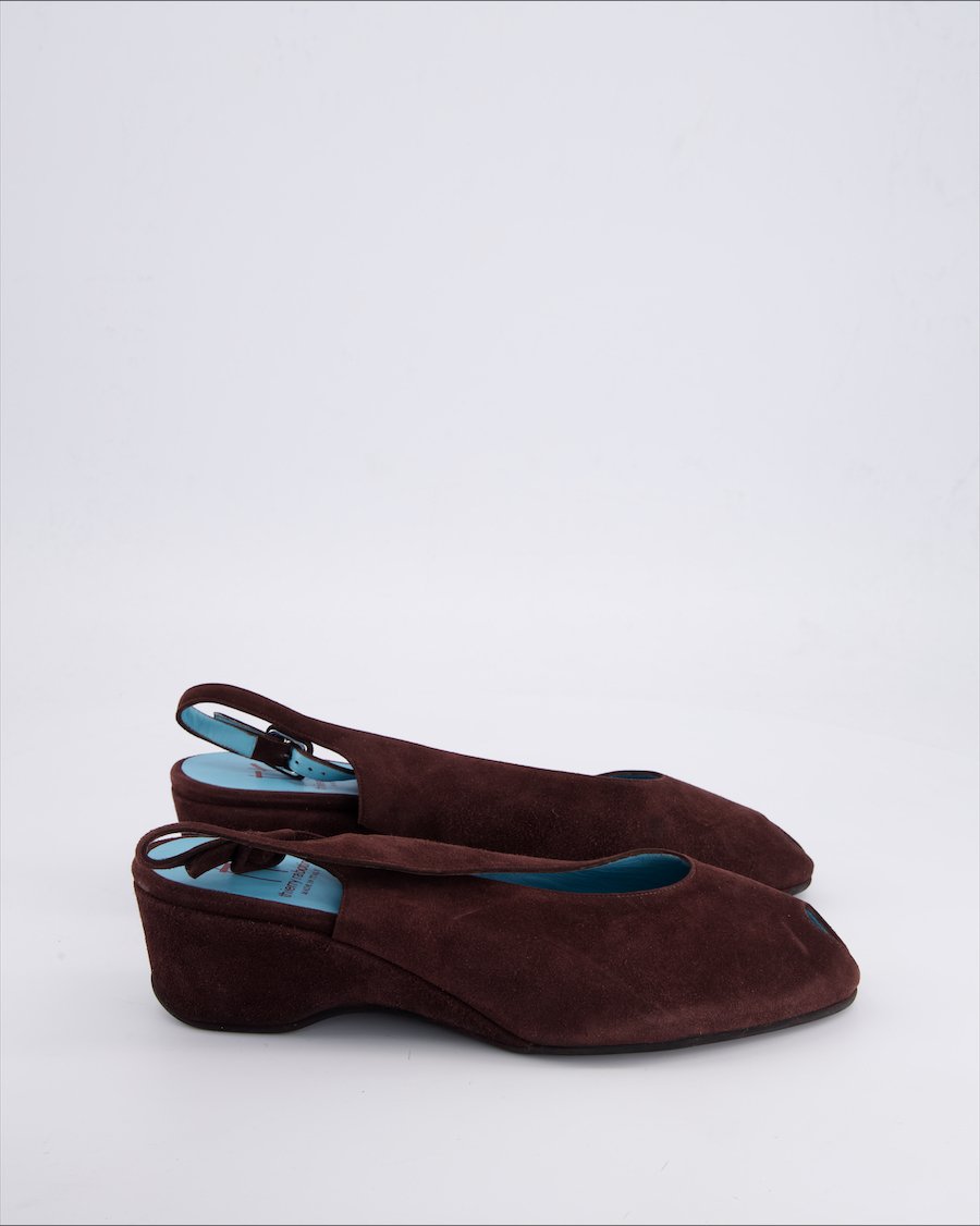 Thierry Rabotin Sandals Suede Brown 43 EU