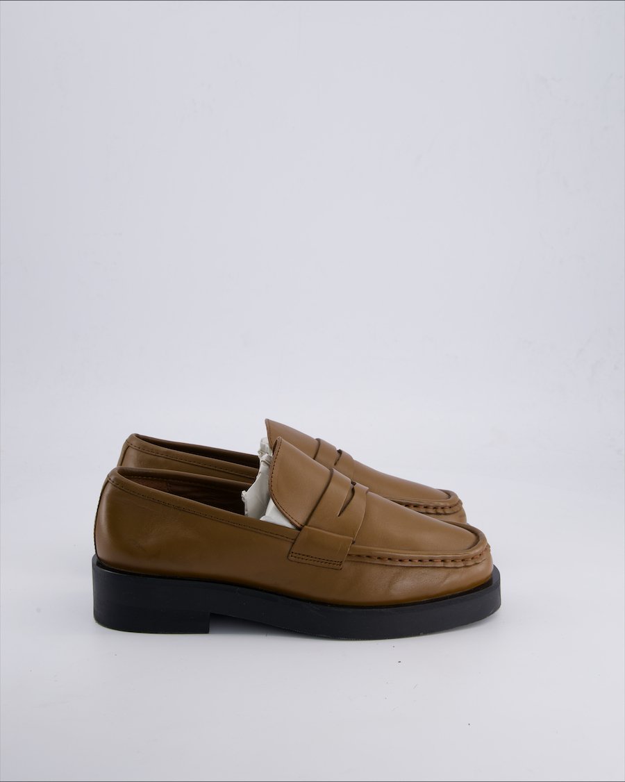 Arket Shoes Leather Camel 39 EU
