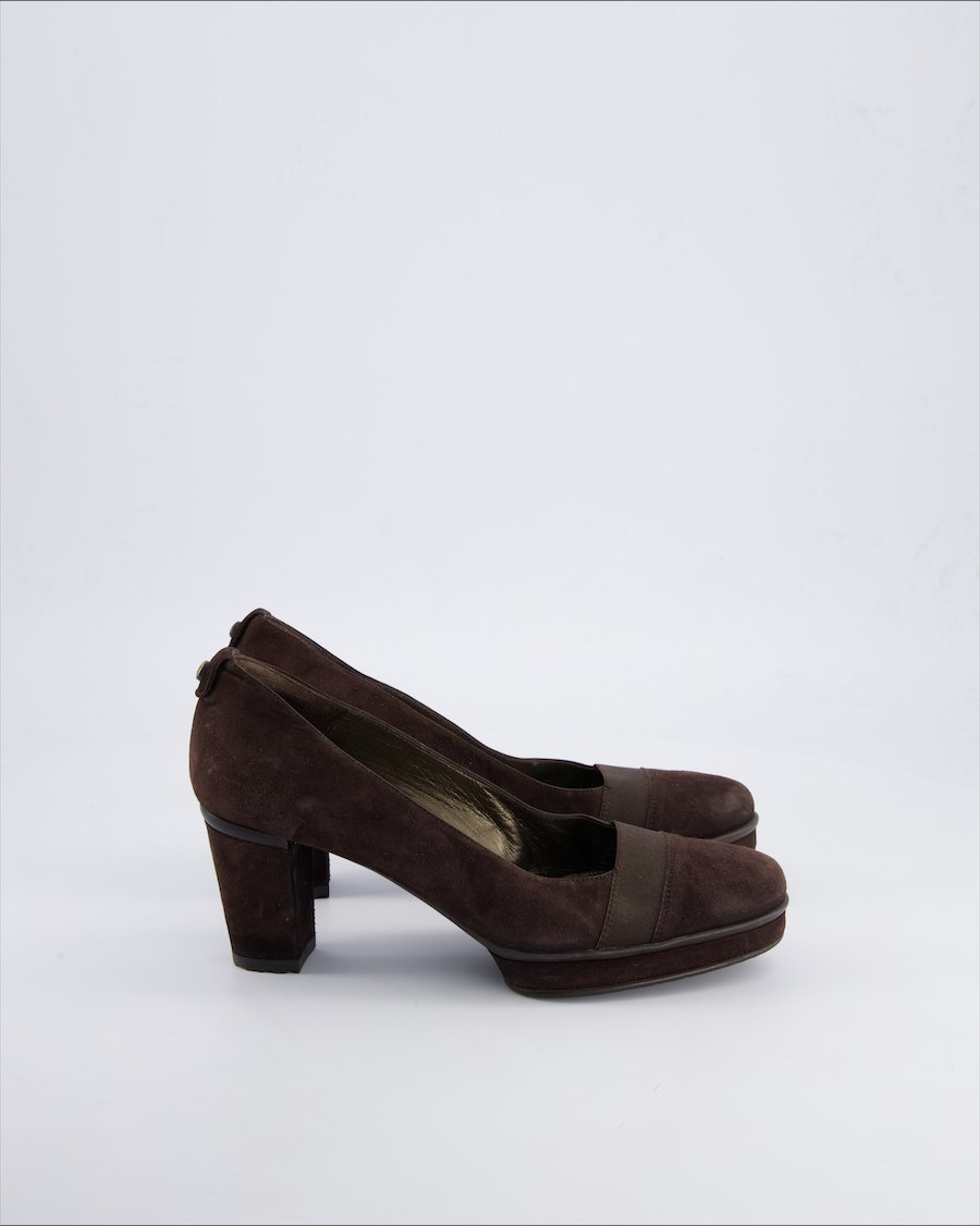 Stuart Weitzman Heels Suede Black 37,5 EU