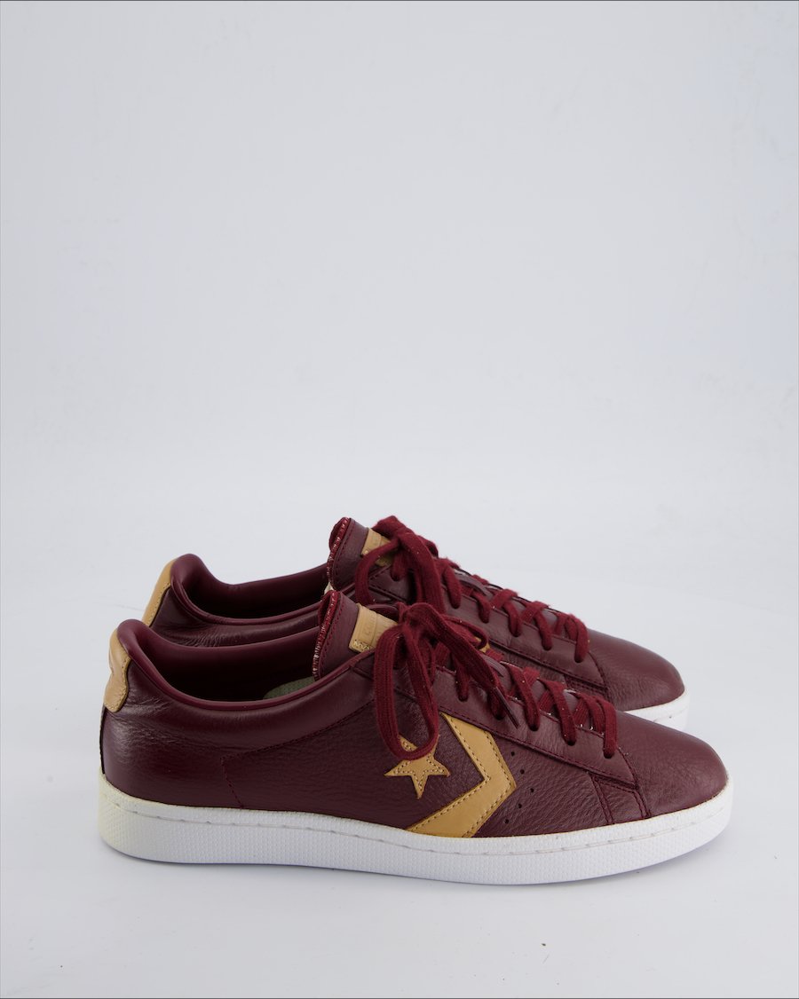 Converse Trainers Leather Burgundy 42,5 EU