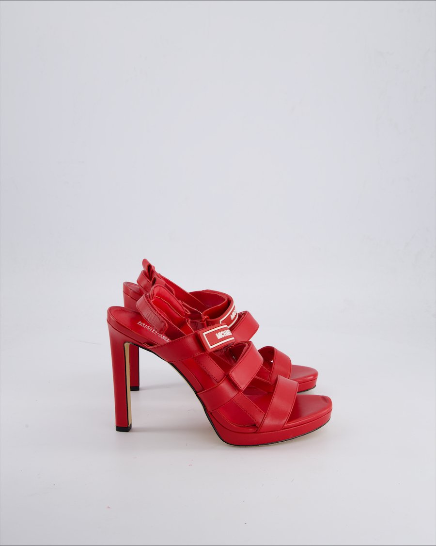 Michael Kors Heels Leather Red 37 EU