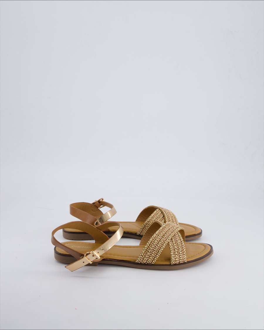 Graceland Sandals Leather Brown 37 EU