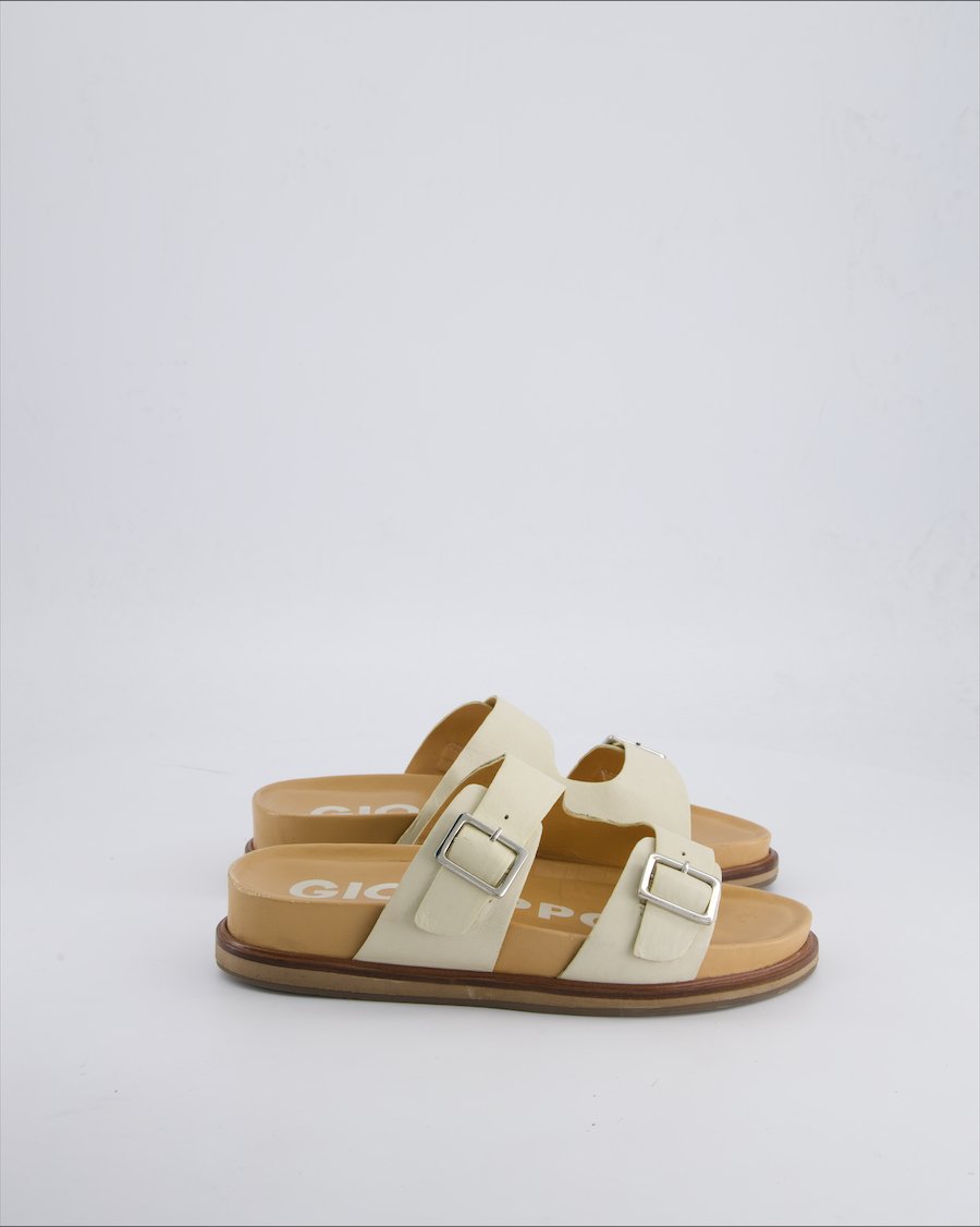 Gioseppo Sandals Leather Beige 38 EU