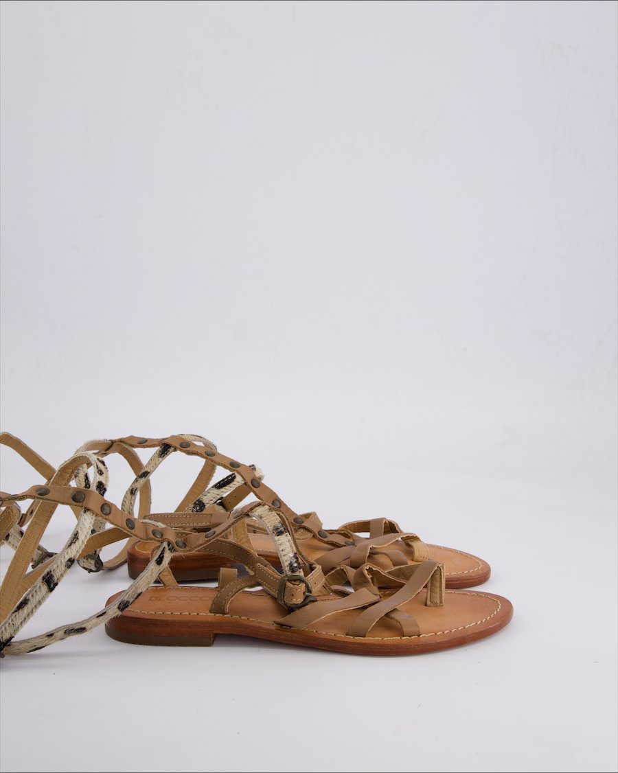 Blocco 31 Sandals Faux fur Beige 38 EU