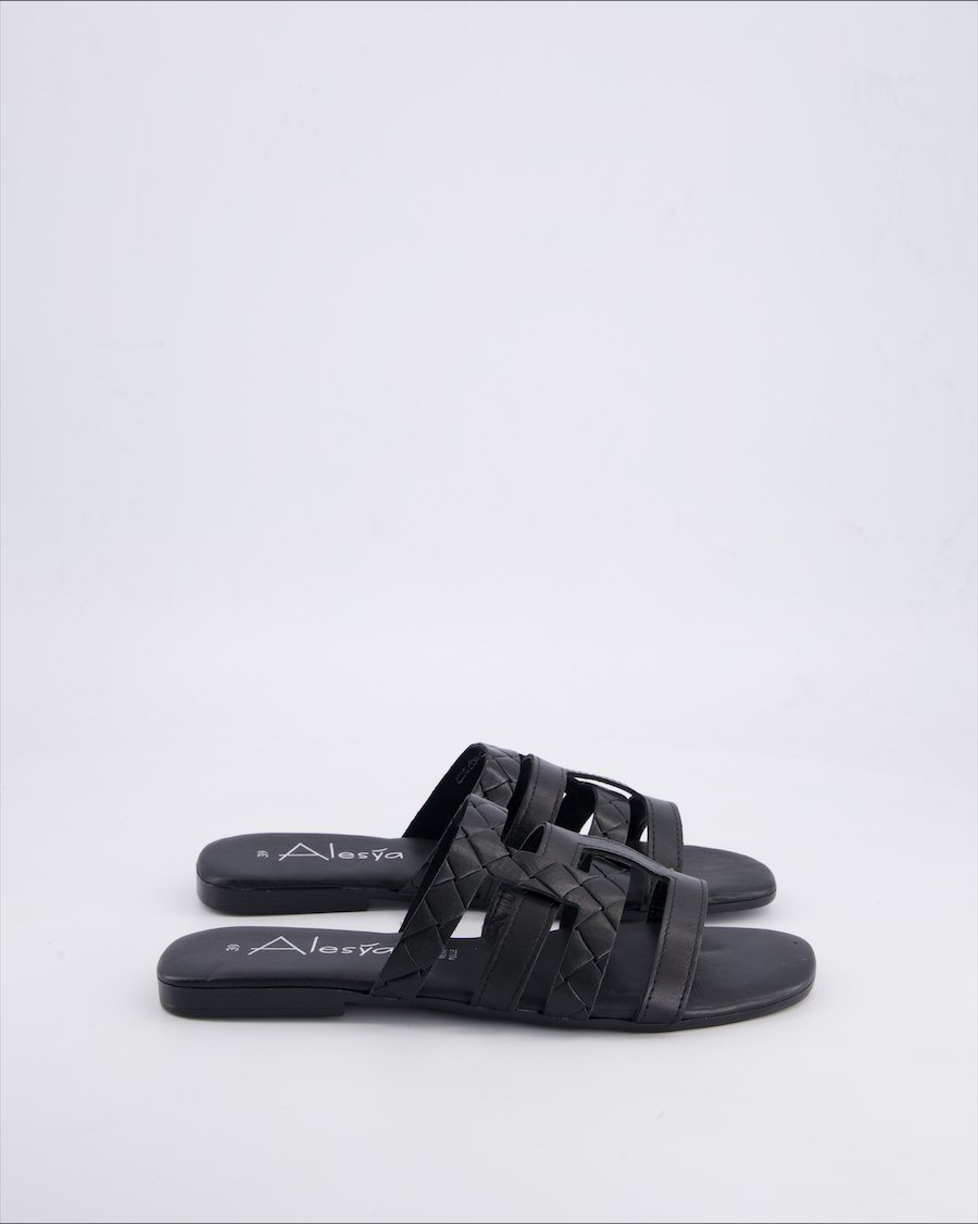 Alesya Sandals Leather Black 39 EU