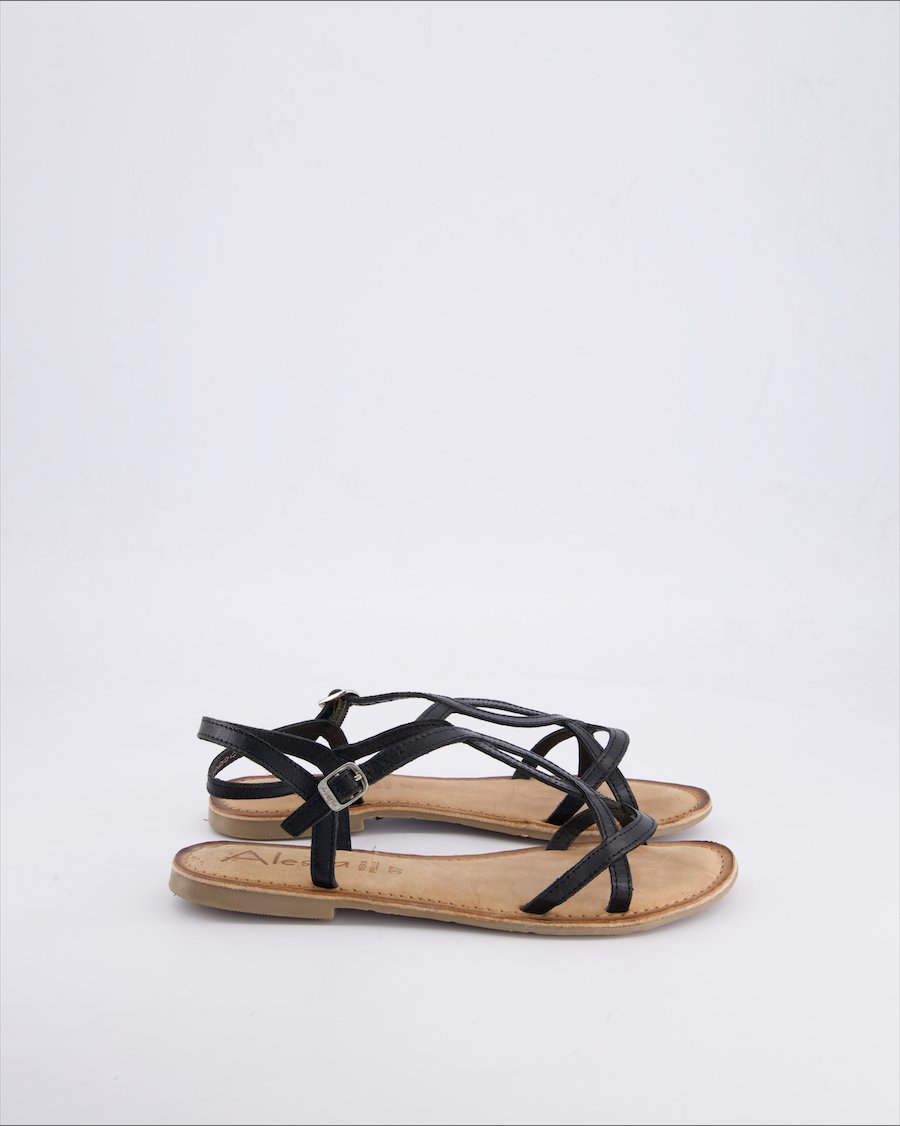 Alesya Sandals Leather Black 37 EU