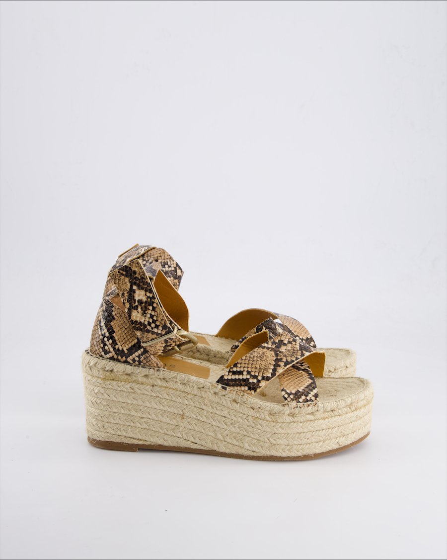Alohas Espadrilles Leather Brown 39 EU