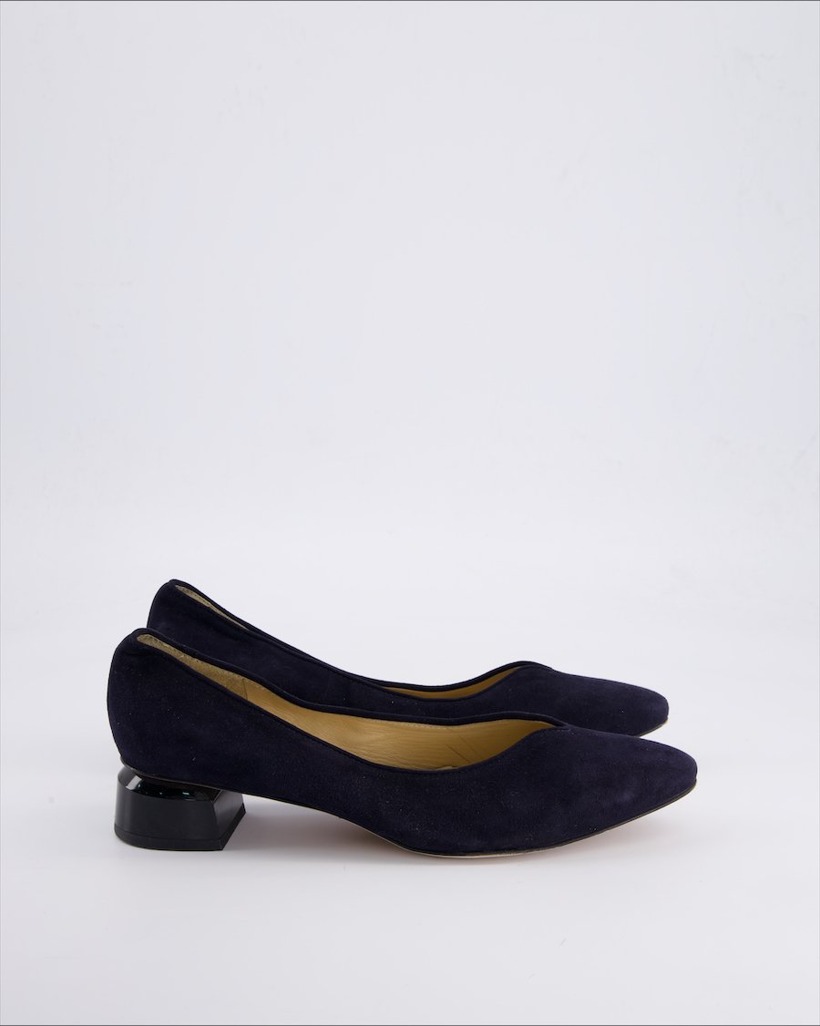 Brunate Heels Suede Navy 38,5 EU