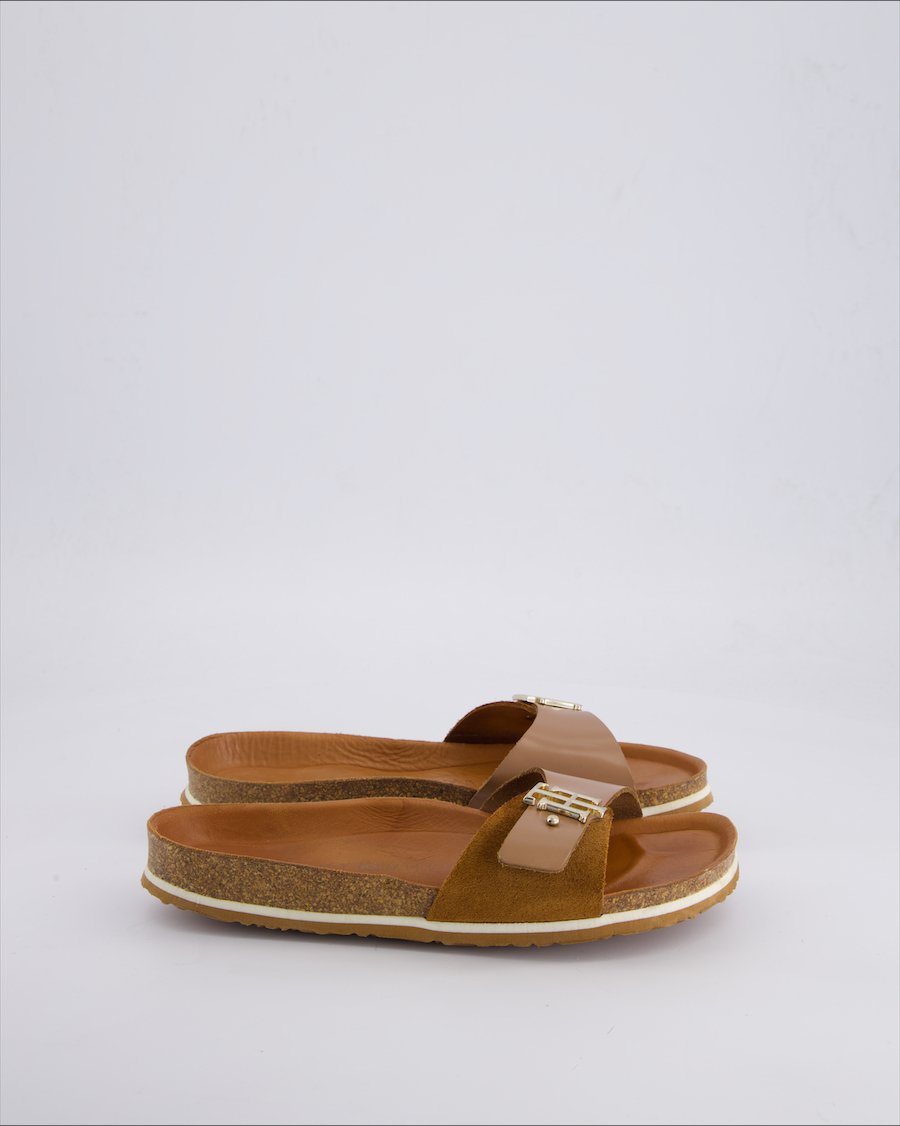Tommy Hilfiger Sandals Leather Ecru 37 EU