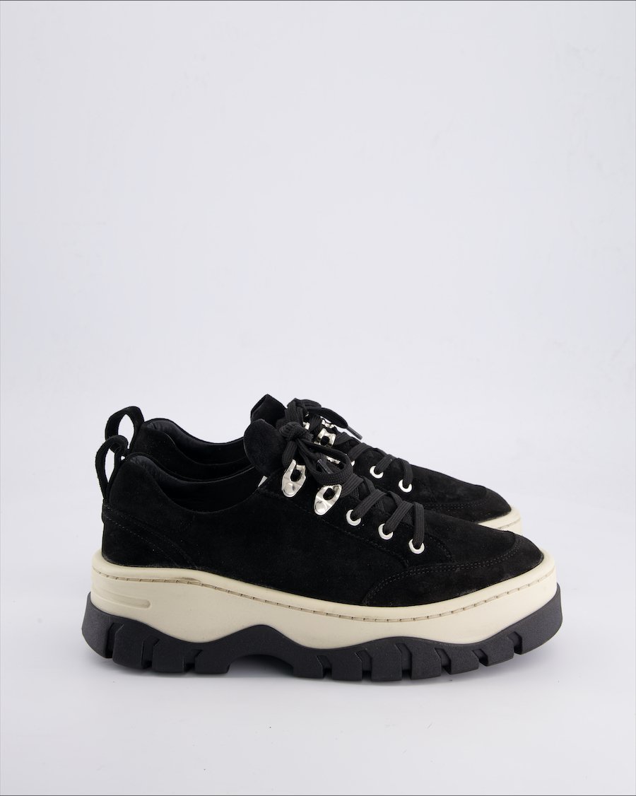 Uterque Trainers Suede Black 39 EU