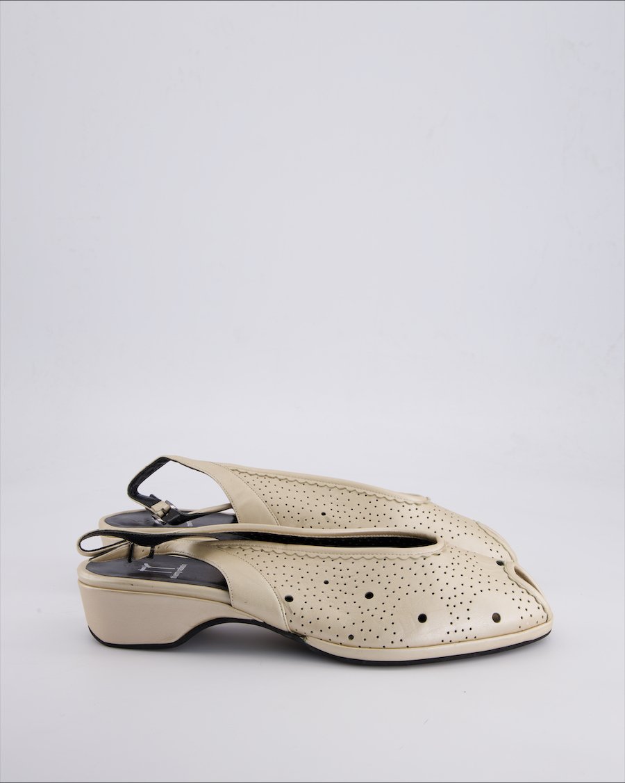 Thierry Rabotin Sandals Leather White 43 EU