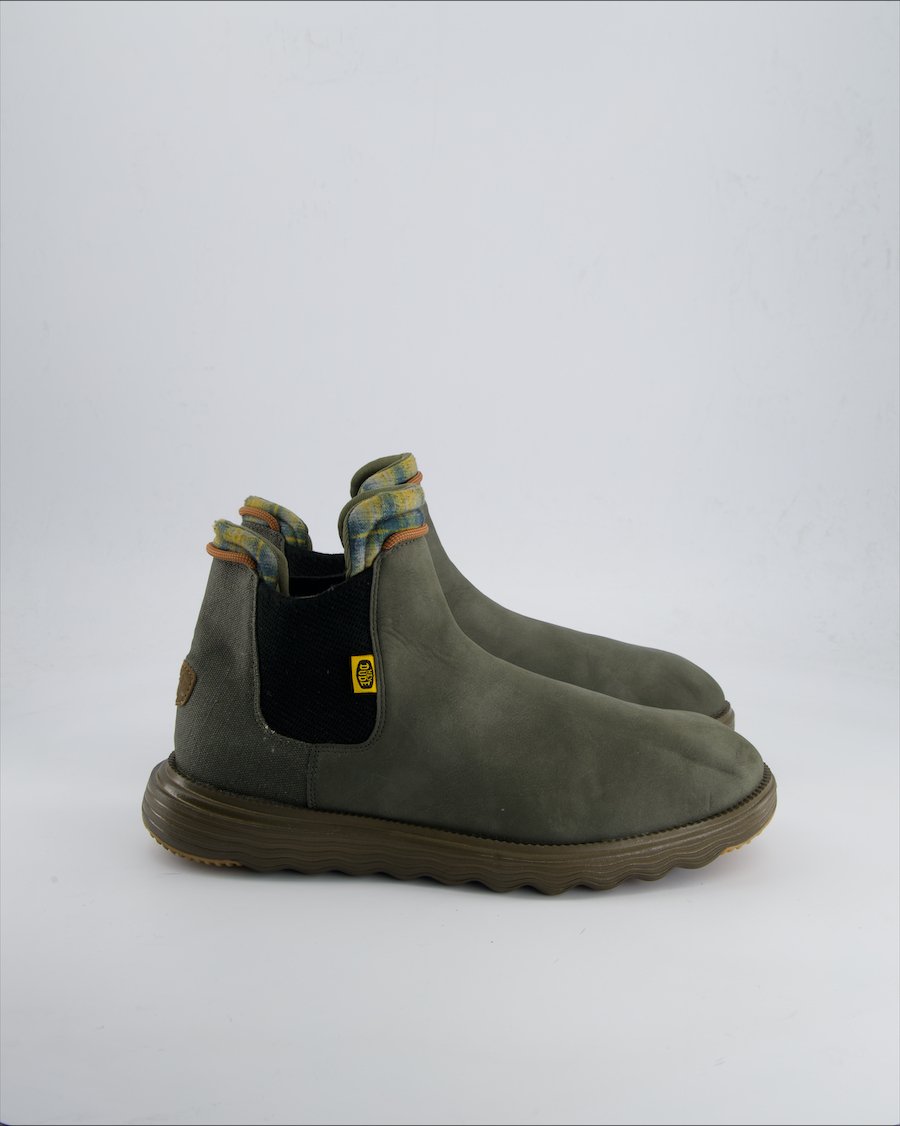 Hey Dude Boots Leather Khaki 45 EU