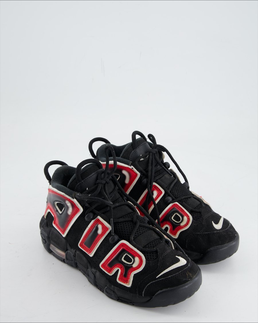 Nike Air More Uptempo Trainers Suede Black Eu 38