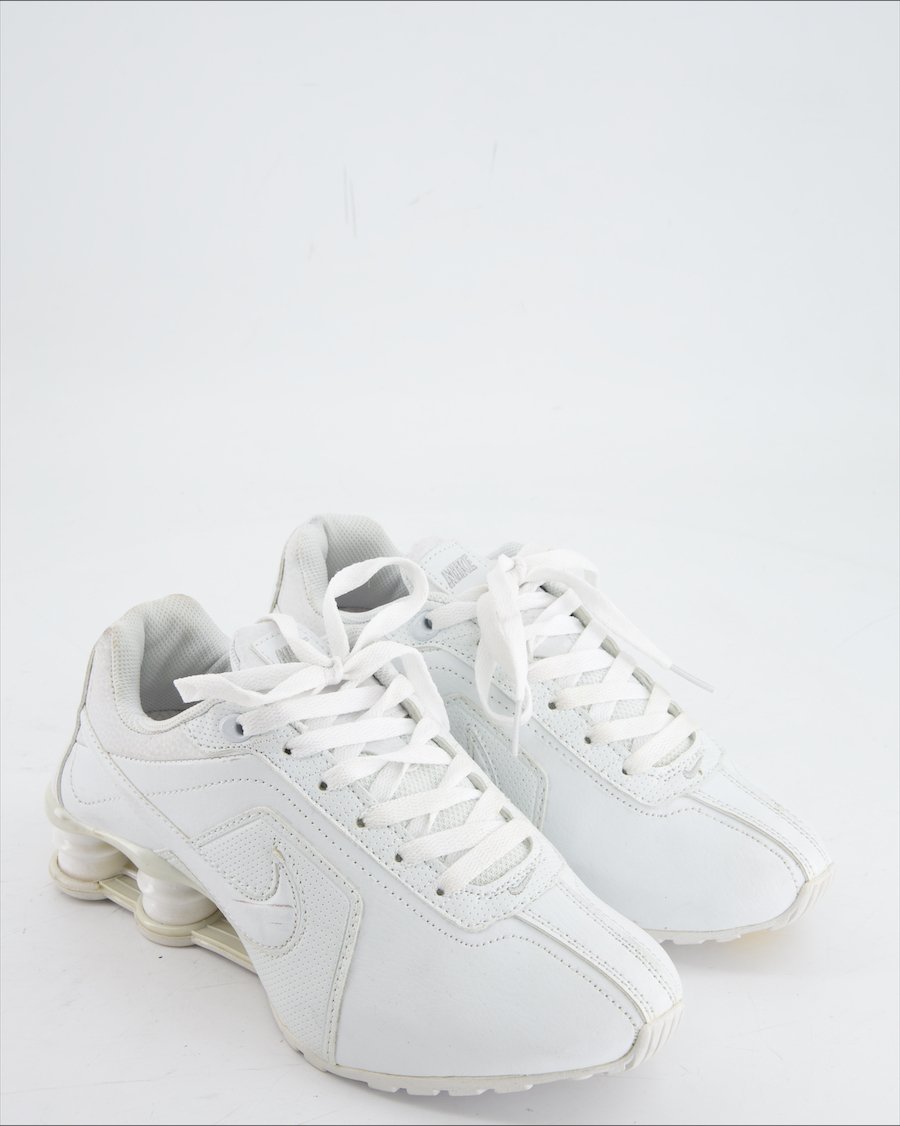 Nike Shox Trainers Leather White Eu 37