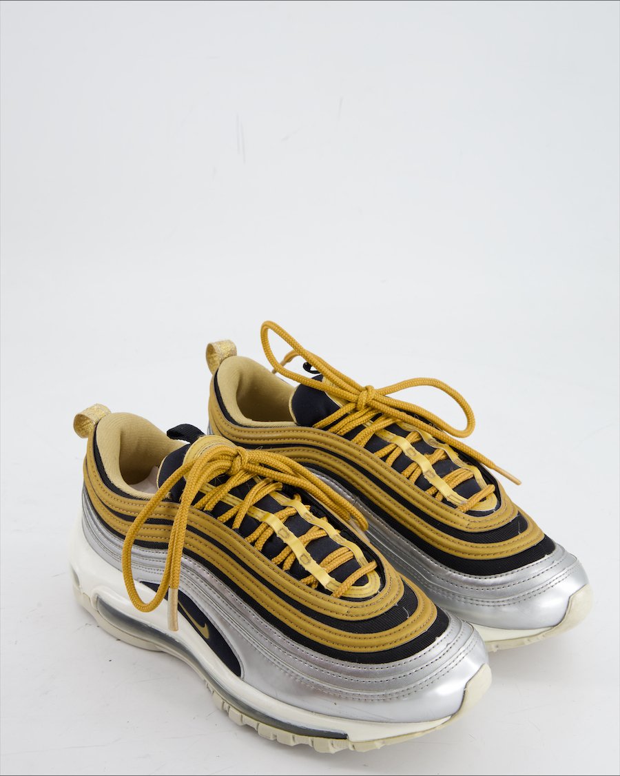 Nike Air Max 97 Trainers Leather Silver Eu 38.5