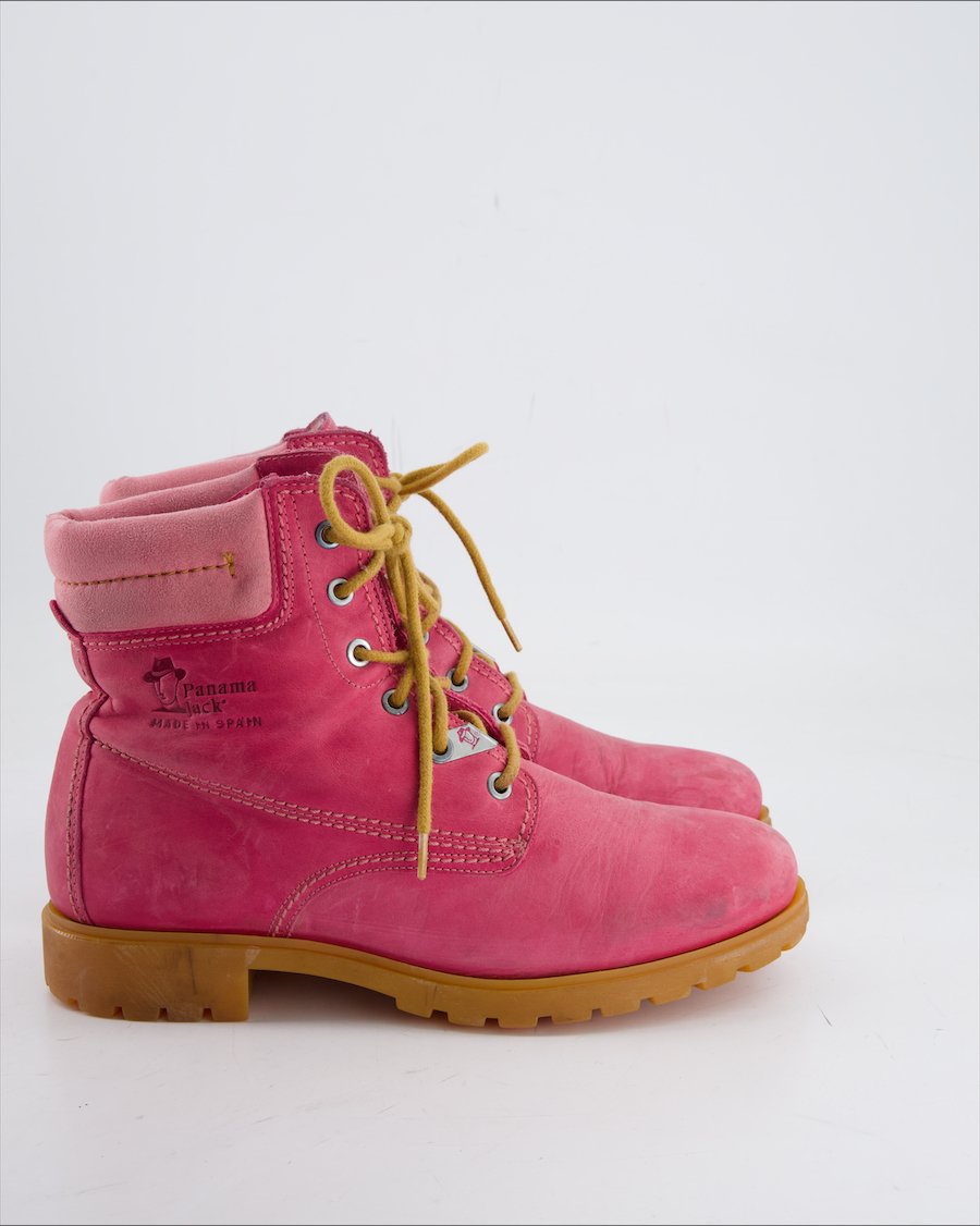 Panama Jack Ankle Boot Leather Pink Eu 39