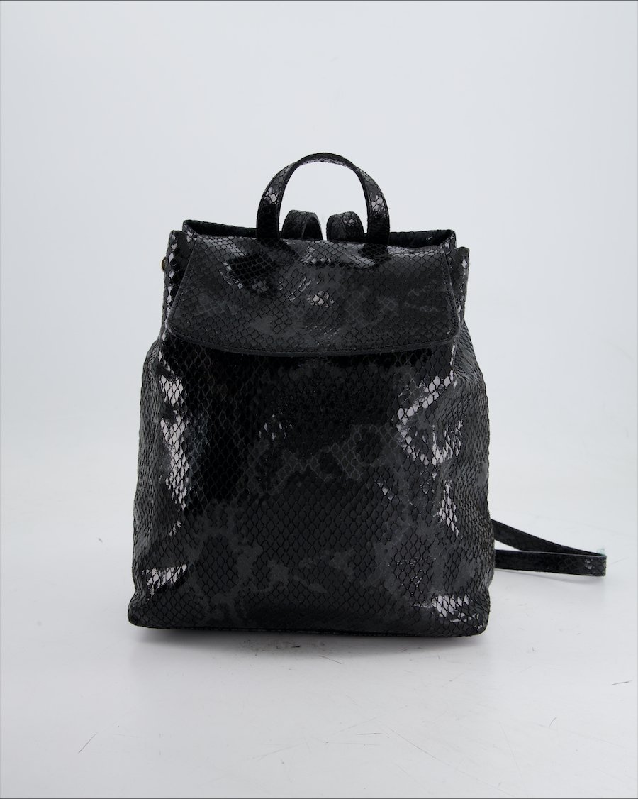 Alessia Bruni Backpack Leather Black