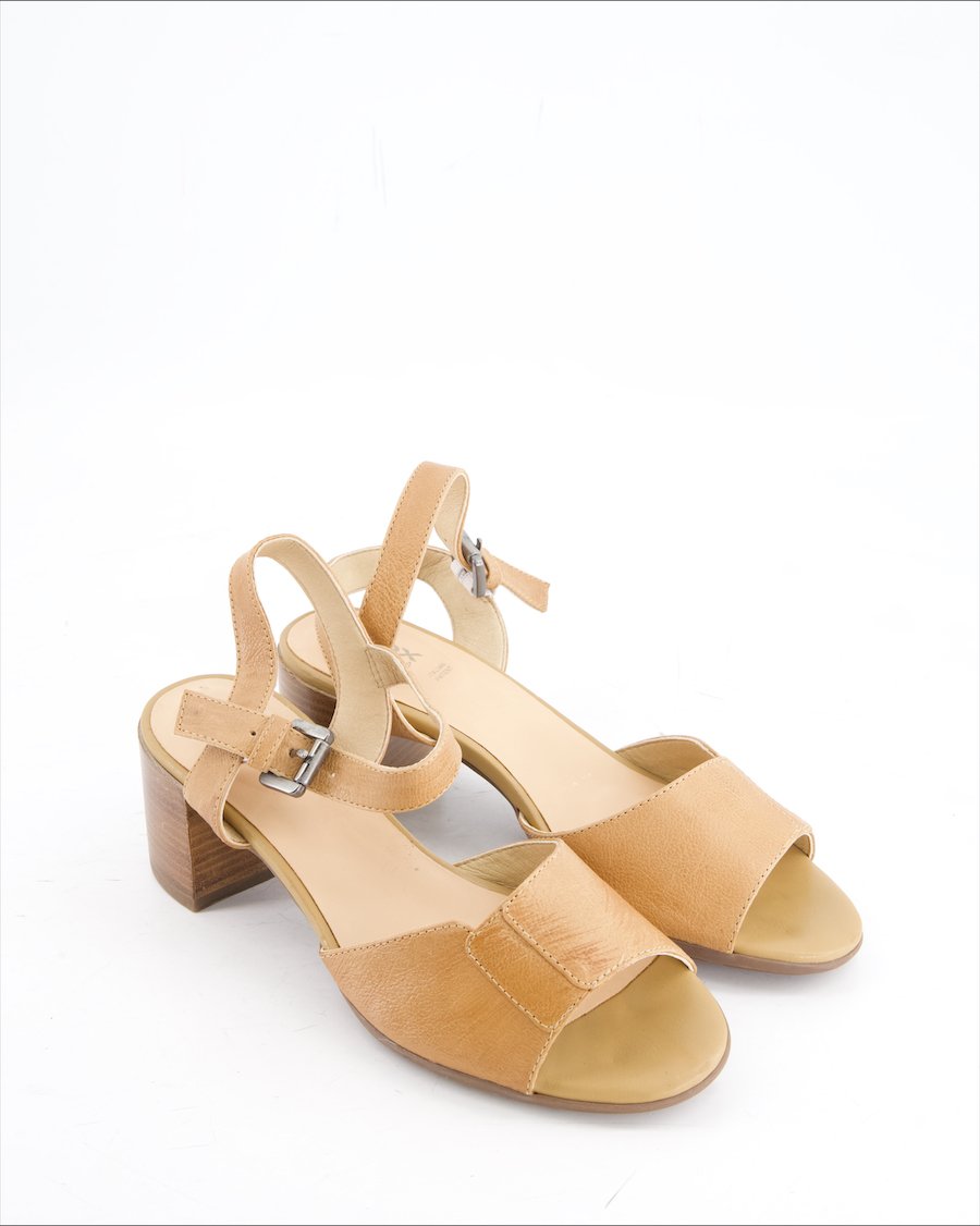 Geox Sandals Leather Camel