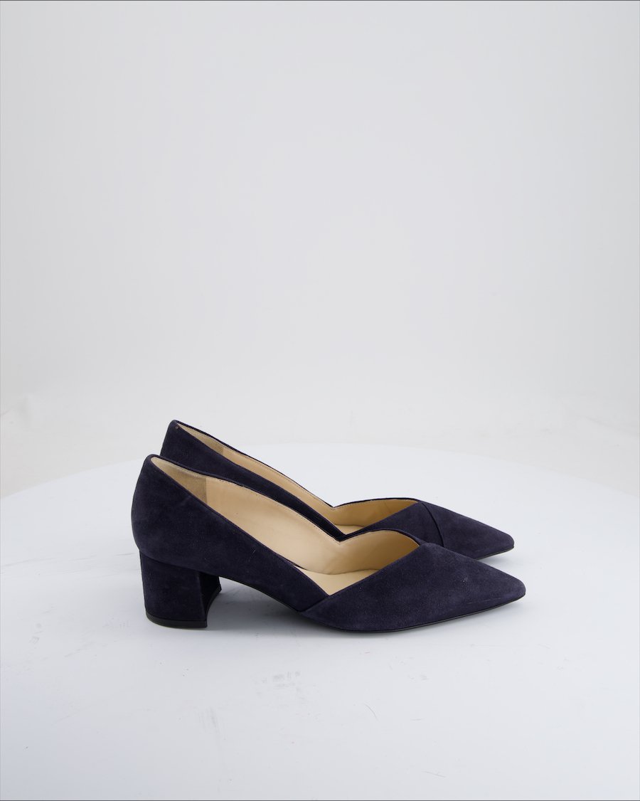 Hogl Heels Suede Blue Eu 40