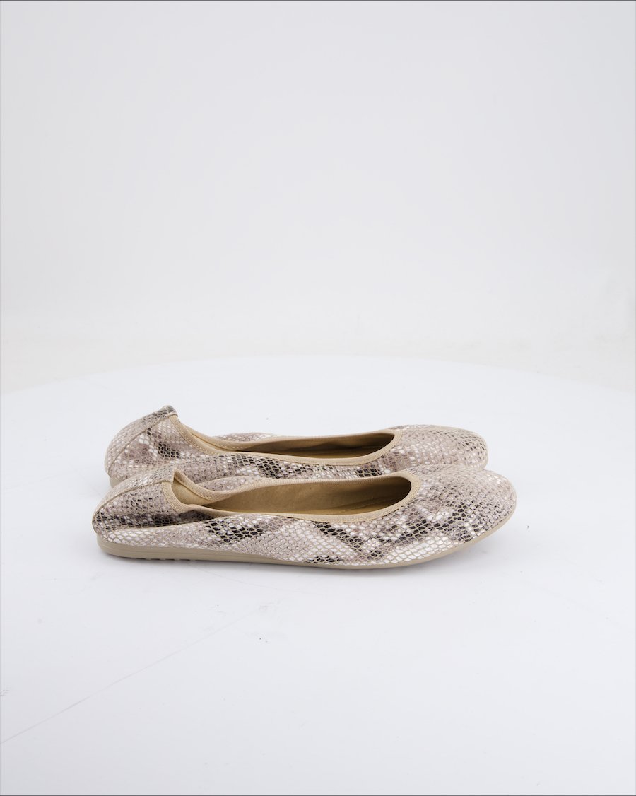 Tamaris Ballet Flats Leather Beige Eu 38