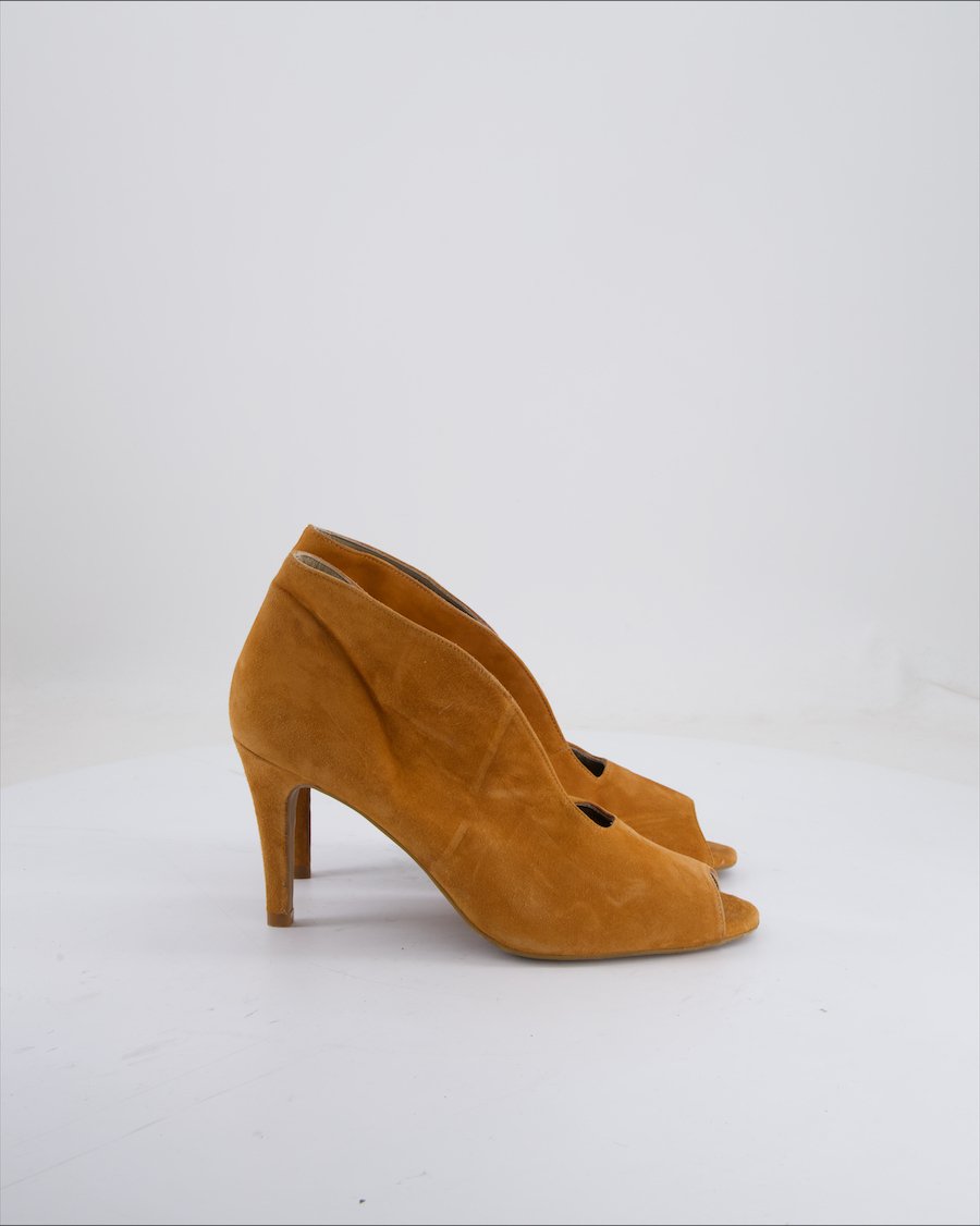 Toral Heels Suede Camel Eu 39