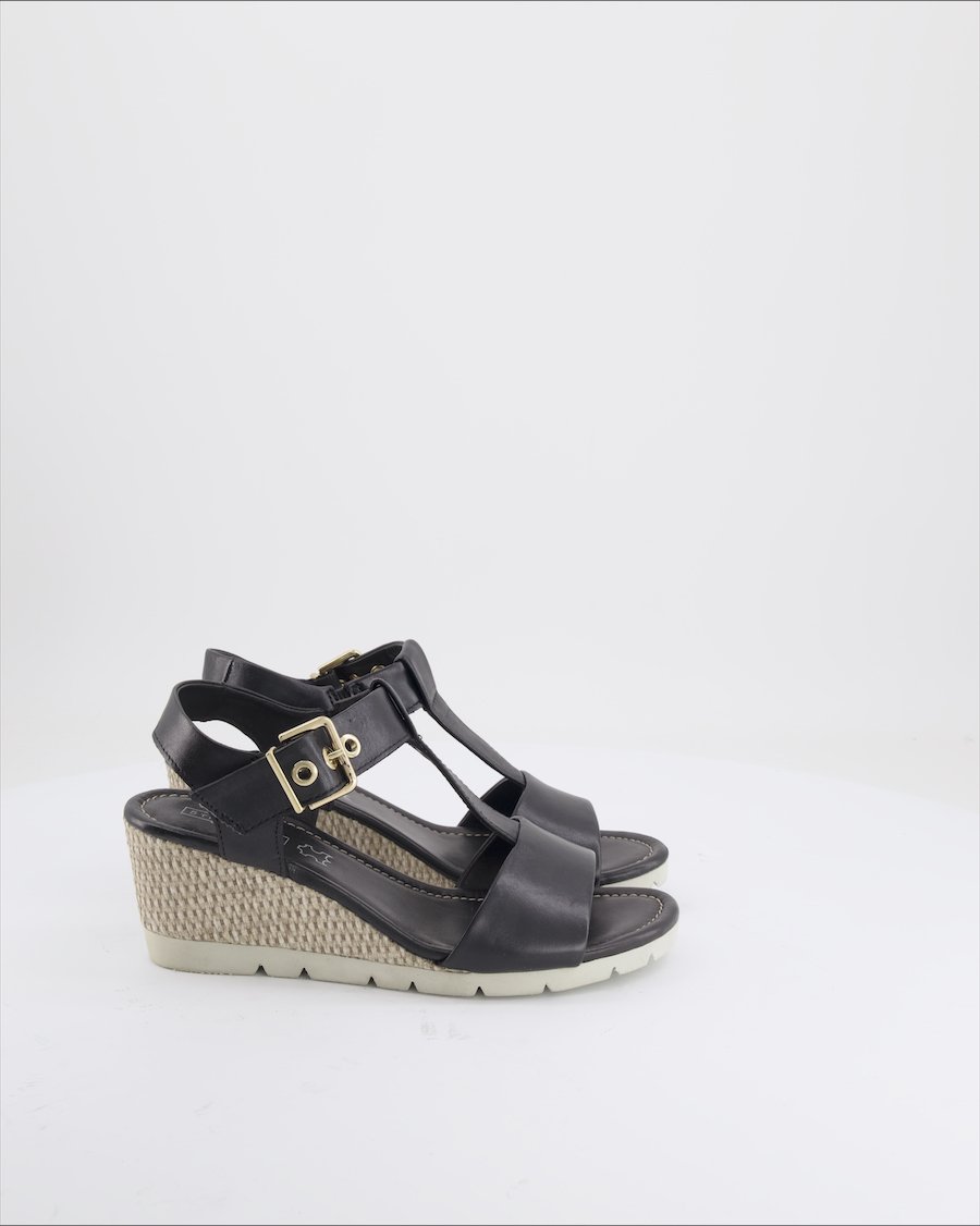 5Th Avenue Sandals Polyurethane Black Eu 38