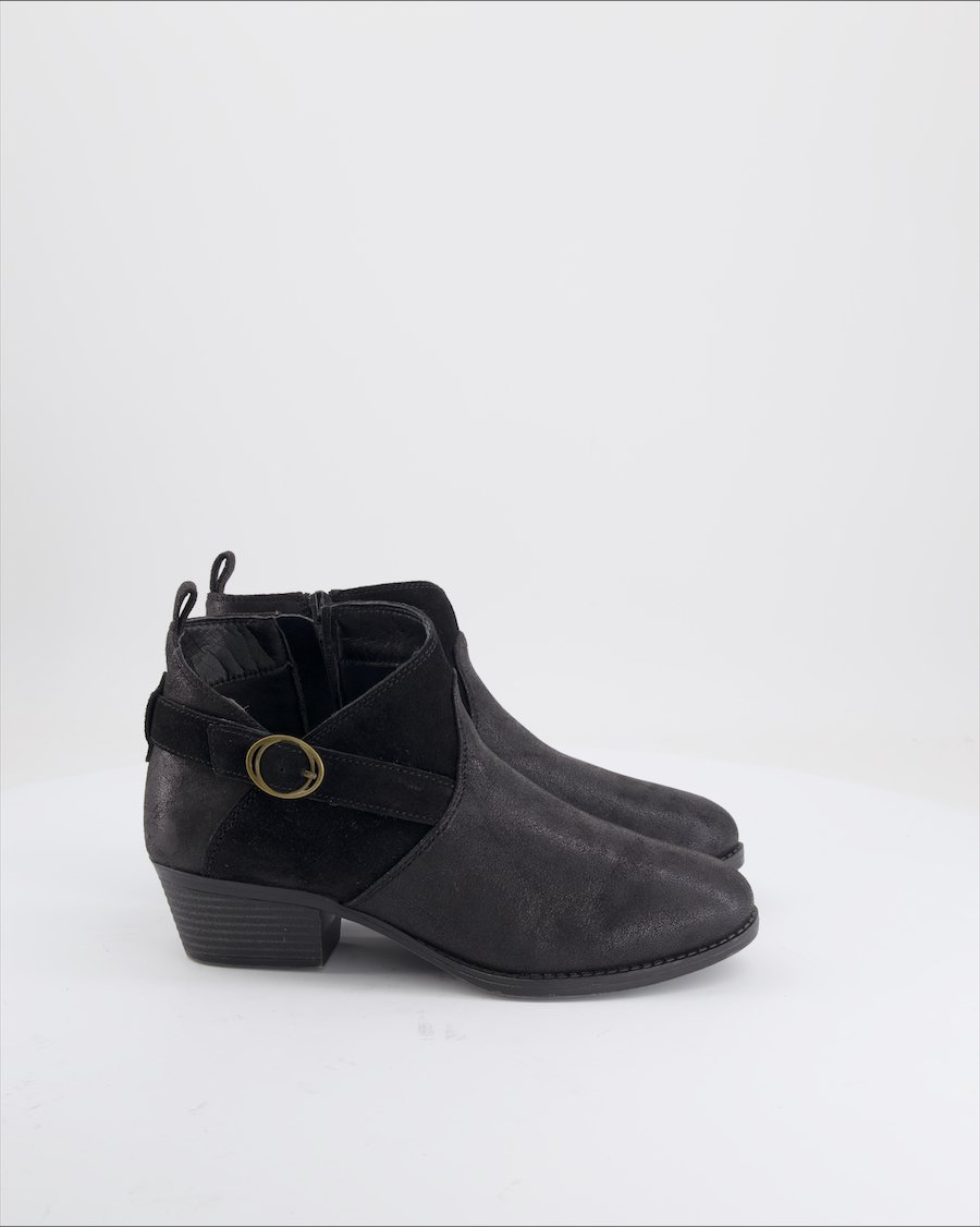 Skechers Ankle Boots Leather Black EU 39