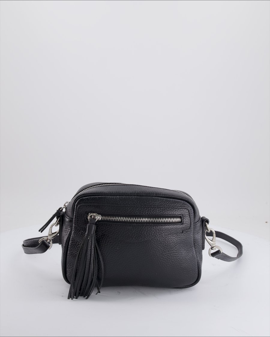 Maxima Crossbody Bag Leather Black