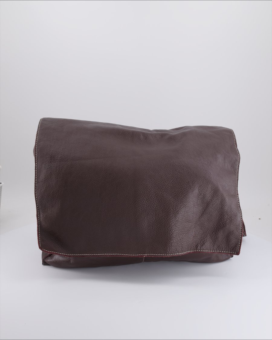 Oblò Crossbody Bag Leather Brown