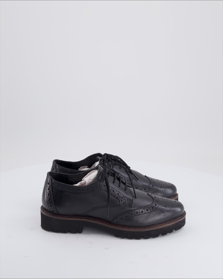 Varese Lace Ups Leather Black