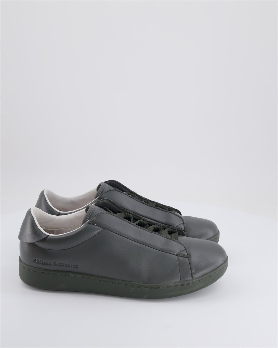 Armani Exchange Trainers Leather Petrol Green Eu 44