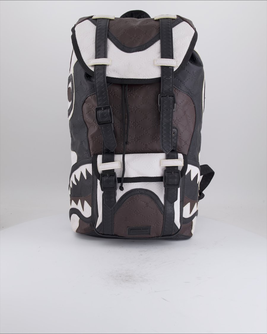 Sprayground Backpack Leather Brown