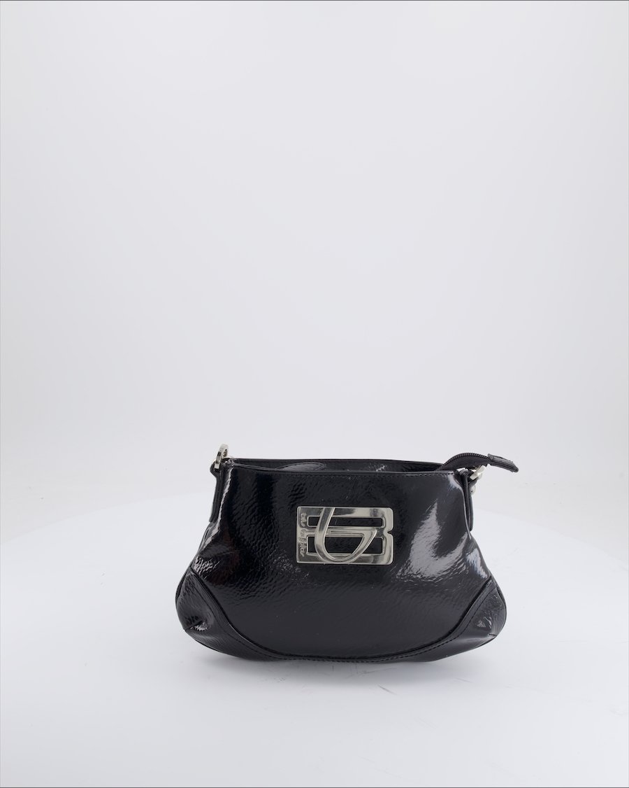 By Biblos Shoulder Bag Leather Black