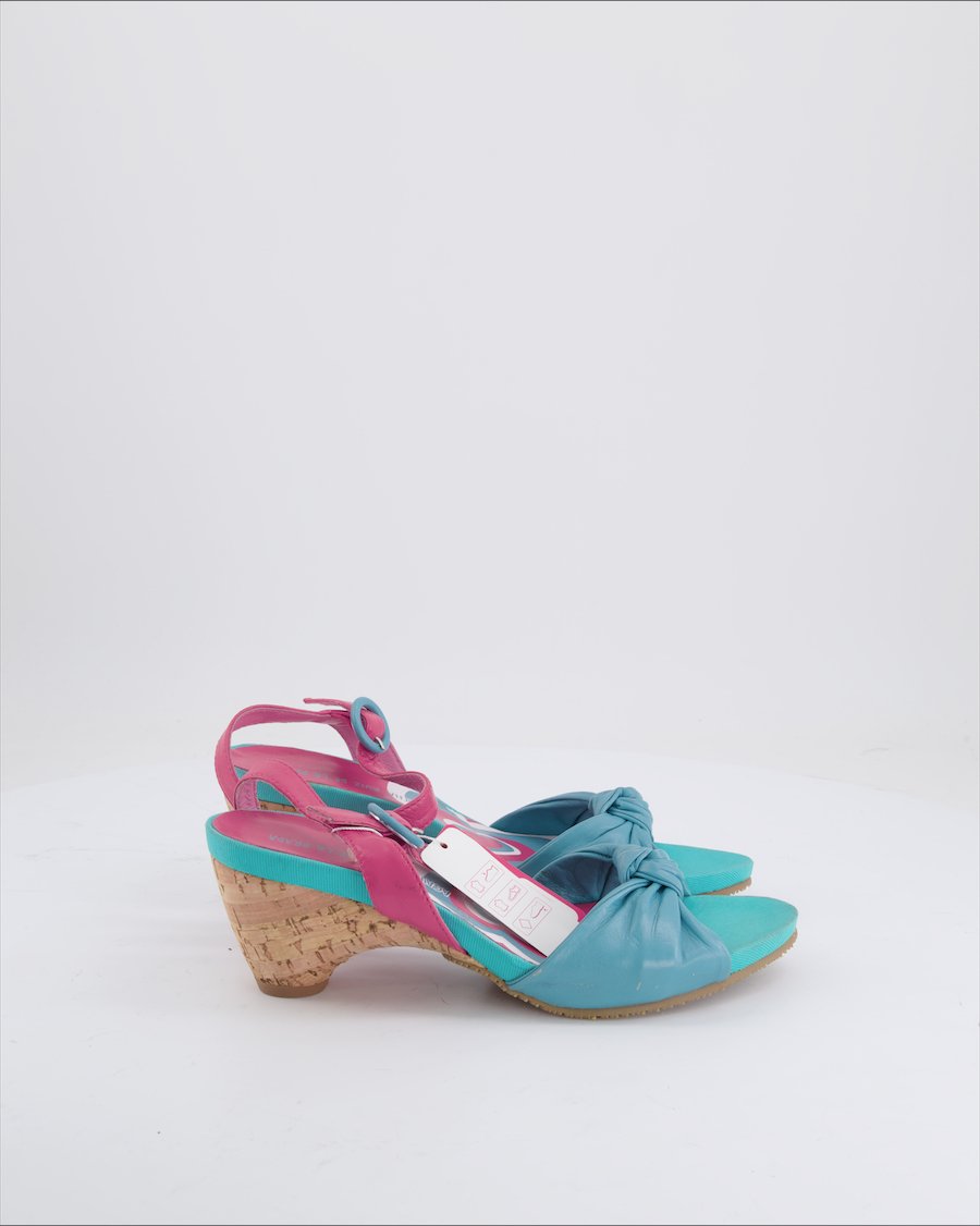 Agatha Ruiz De La Parda Sandals Leather Torquoise EU 39