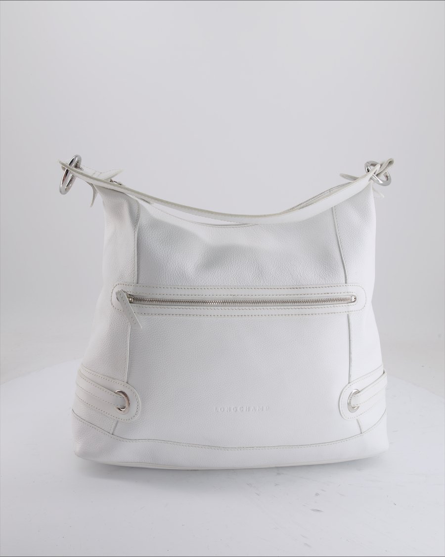 Longchamp Shoulder Bag Leather White