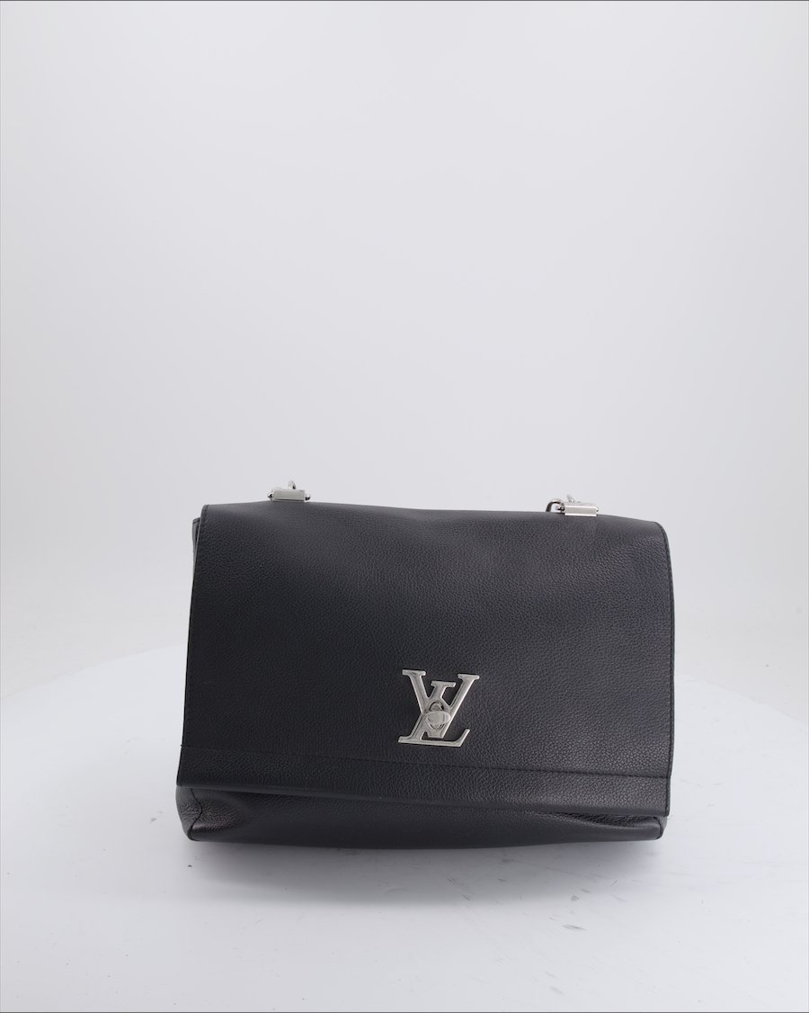 Yves Saint Laurent Lock Me Crossbody Bag Leather Black