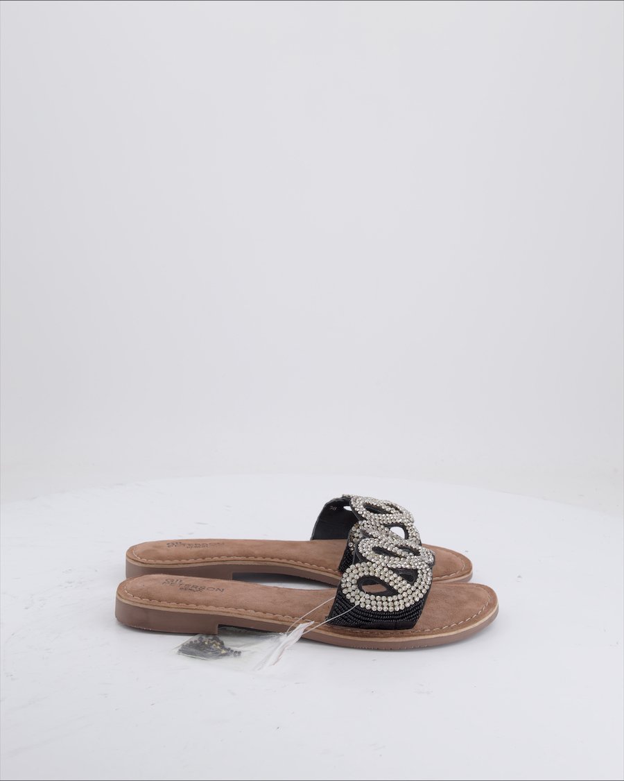 Gil Peterson Sandals Cloth Black Eu 38