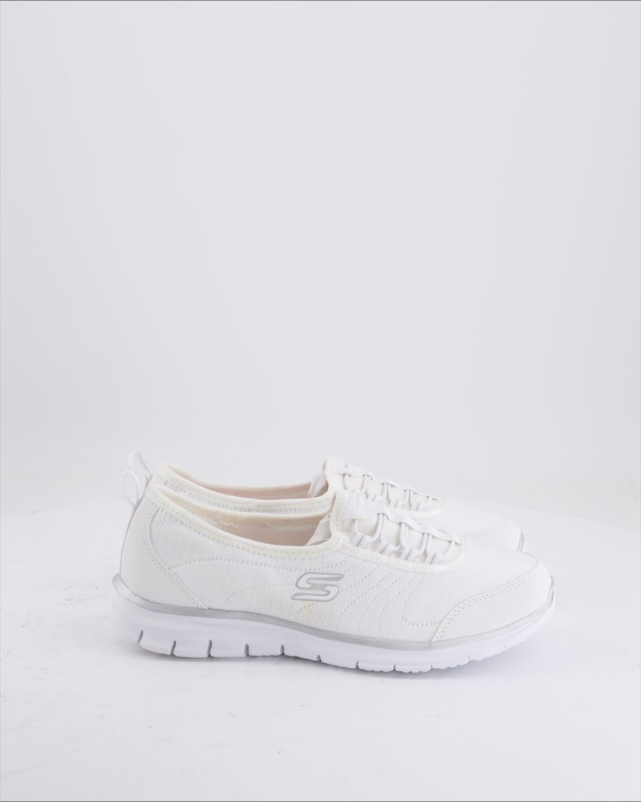 Skechers Flats Cloth White Eu 39