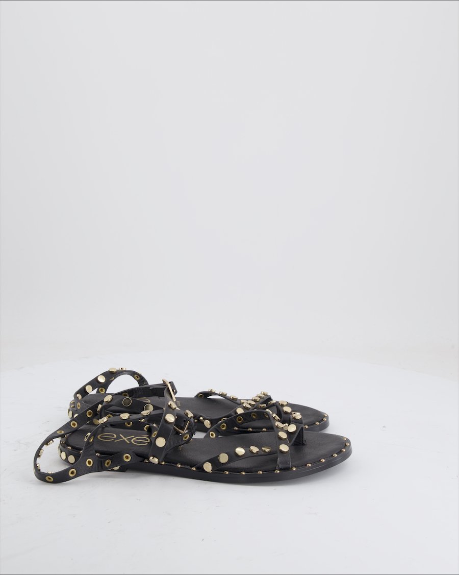 Exe Sandals Leather Black EU 38