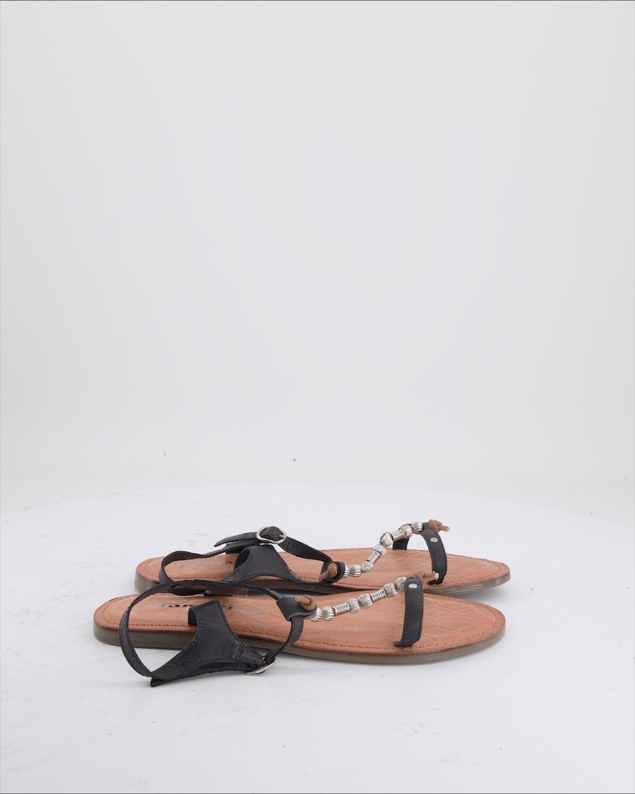 Tamaris Sandals Leather Black Eu 40