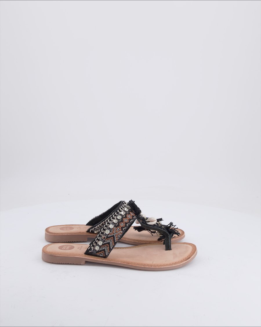 Gioseppo Sandals Leather Black Eu 37
