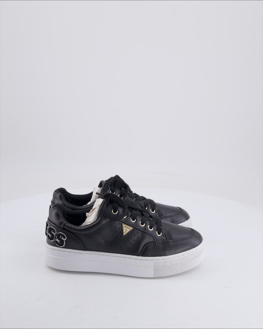 Guess Trainers Leather Black 36 EU