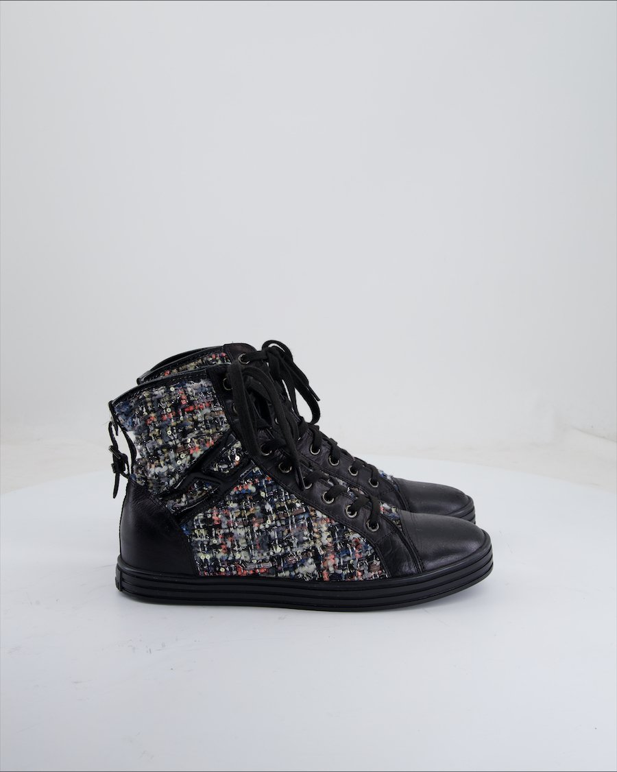 Hogan Shoes Leather Black 39 EU