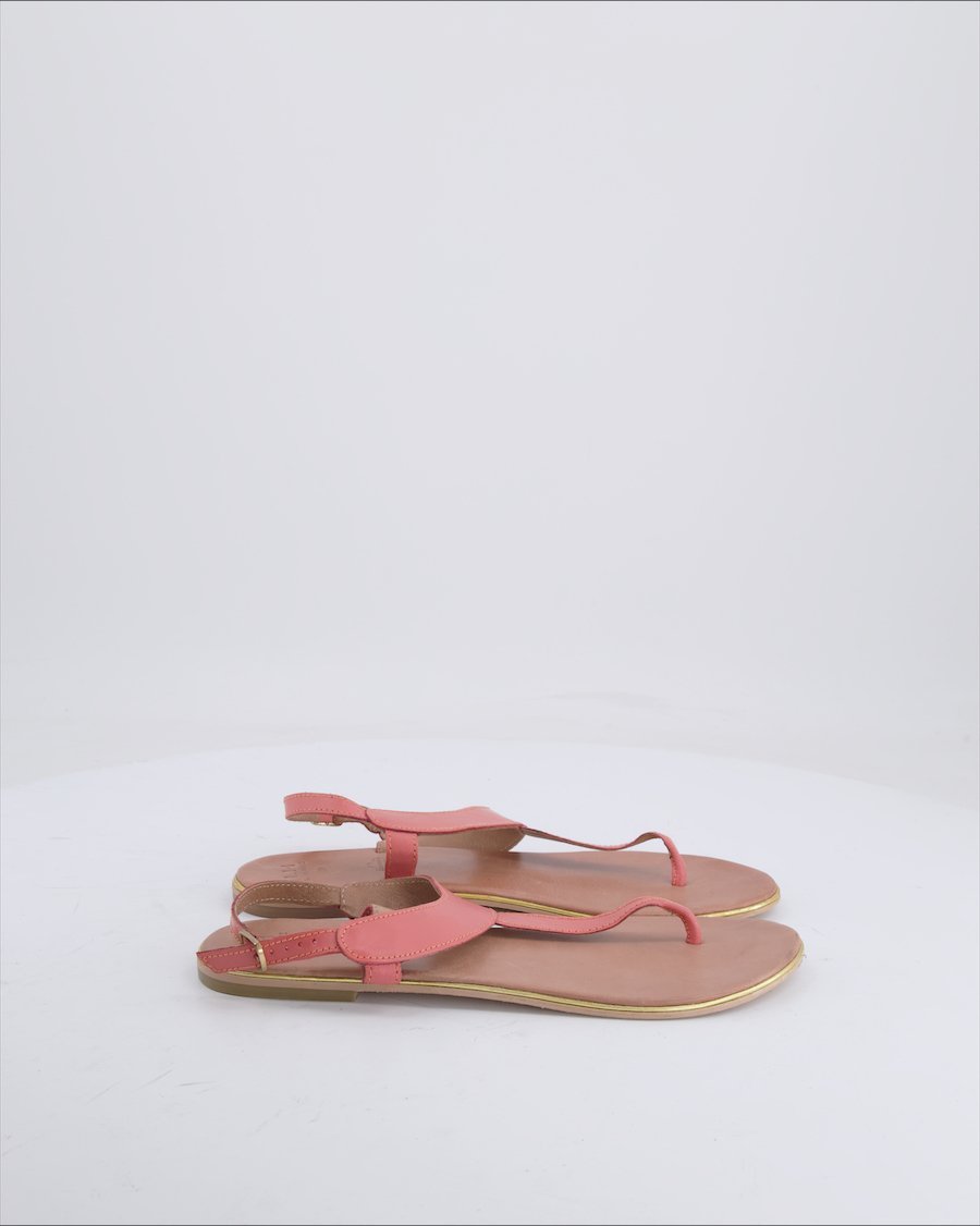 Unbranded Sandals Leather Pink 39 EU
