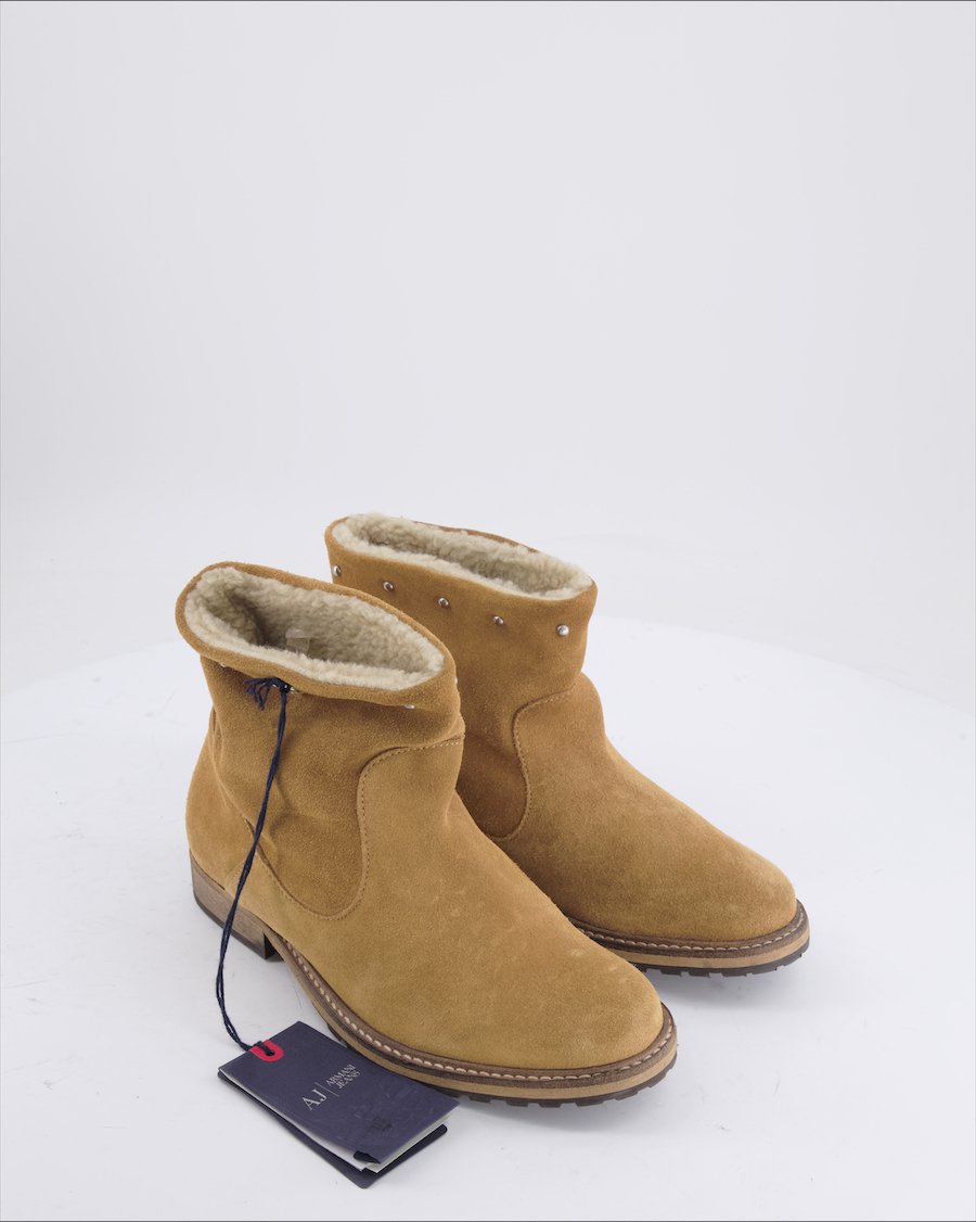 Armani Jeans Ankle boots Suede Camel 37 EU